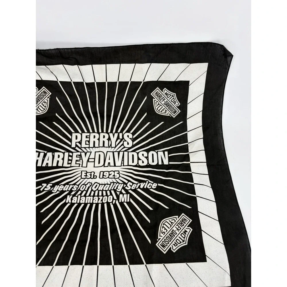 Perry Harley Davidson Kalamazoo Michigan Bandana 75th Anniversary